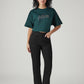Women's Black Ribcage Straight Fit High Rise Jeans - 20 View
