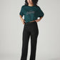 Women's Black Ribcage Straight Fit High Rise Jeans - 20 View