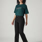 Women's Black Ribcage Straight Fit High Rise Jeans - 20 View