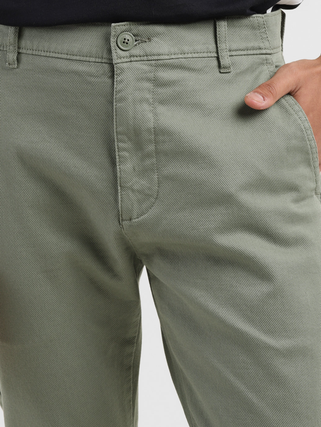Men's 512 Green Slim Tapered Fit Trousers