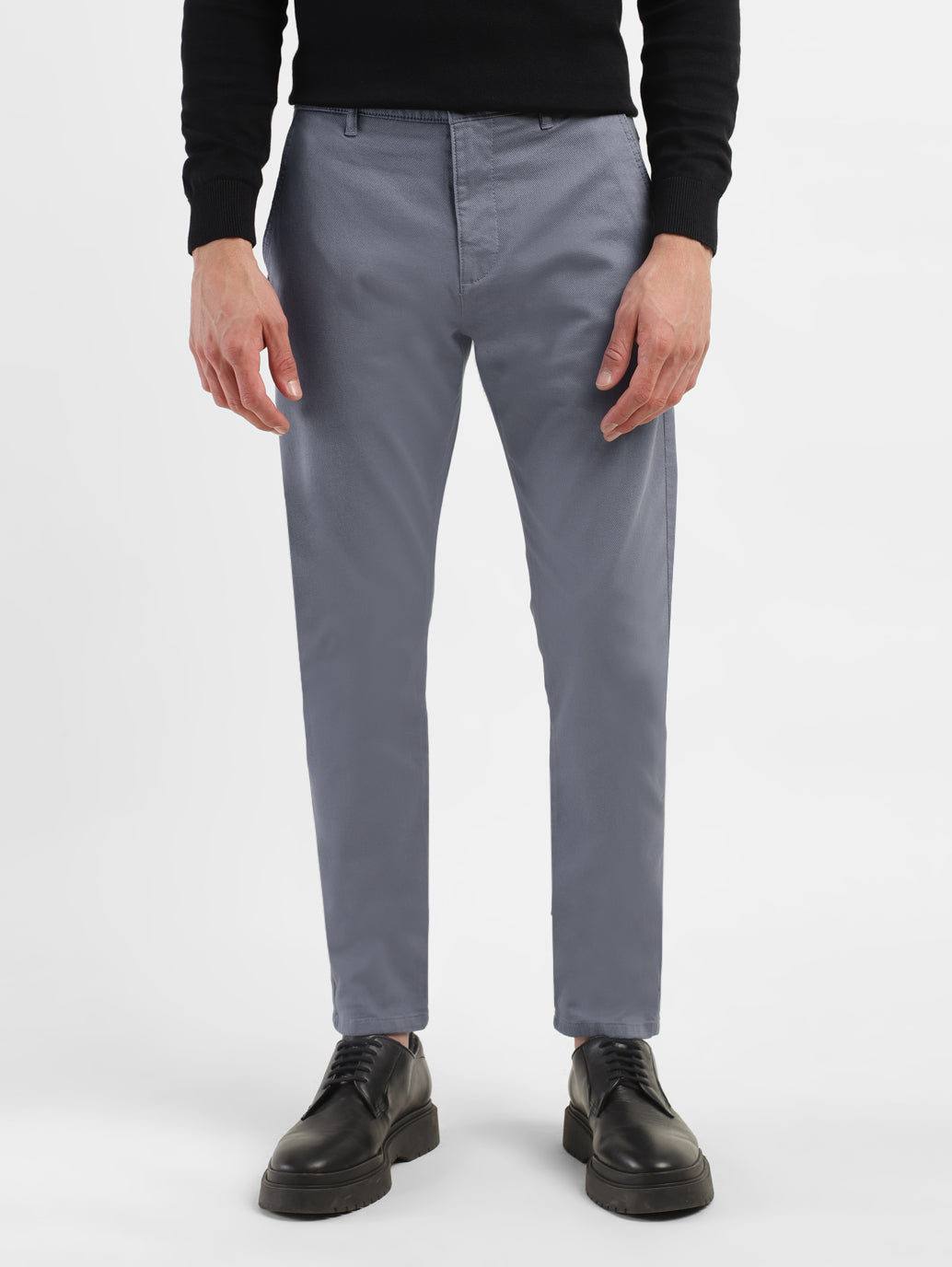 Men's 512 Grey Slim Tapered Fit Trousers