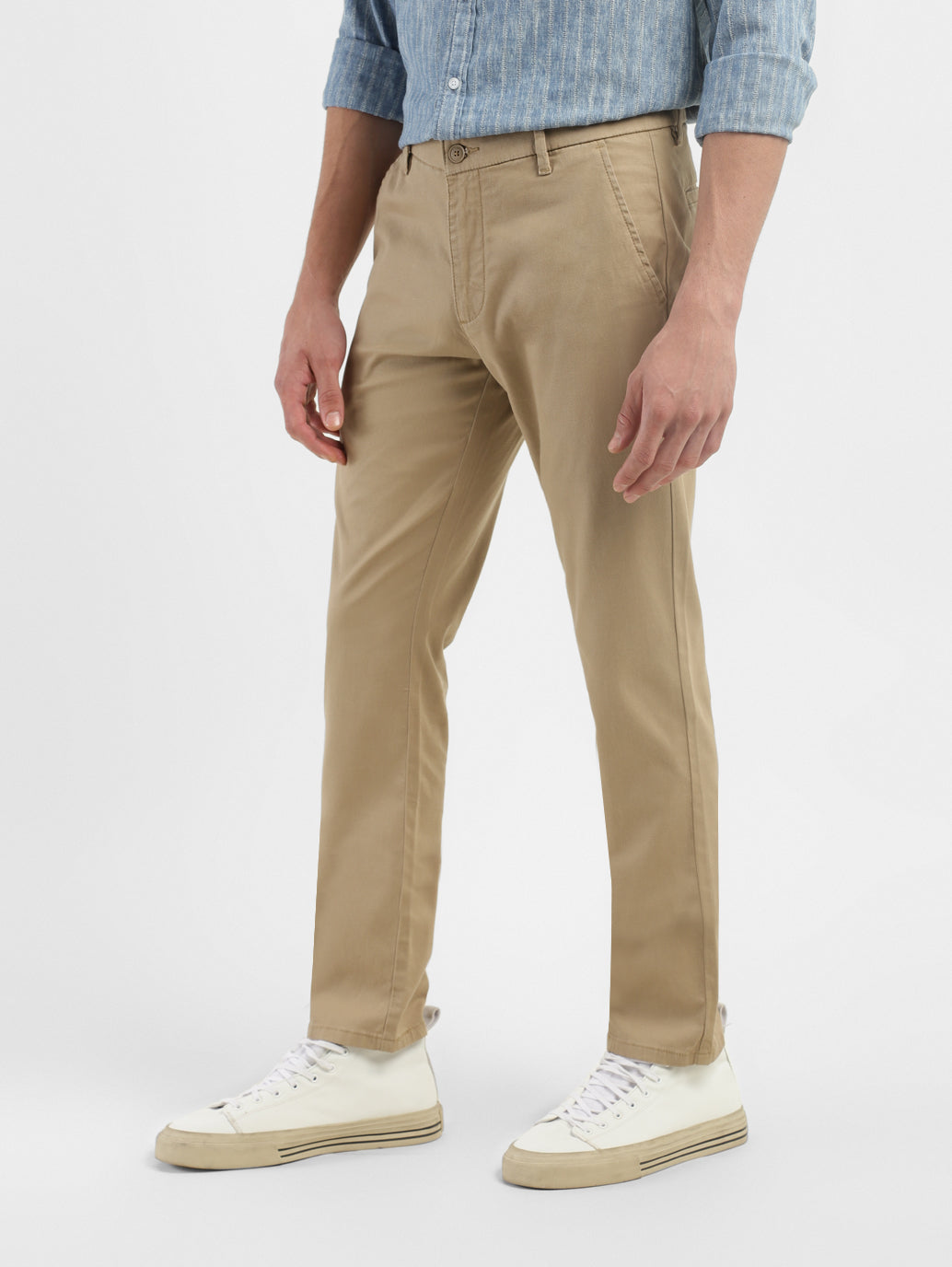 Men's Khaki Slim Fit Trousers – Levis India Store