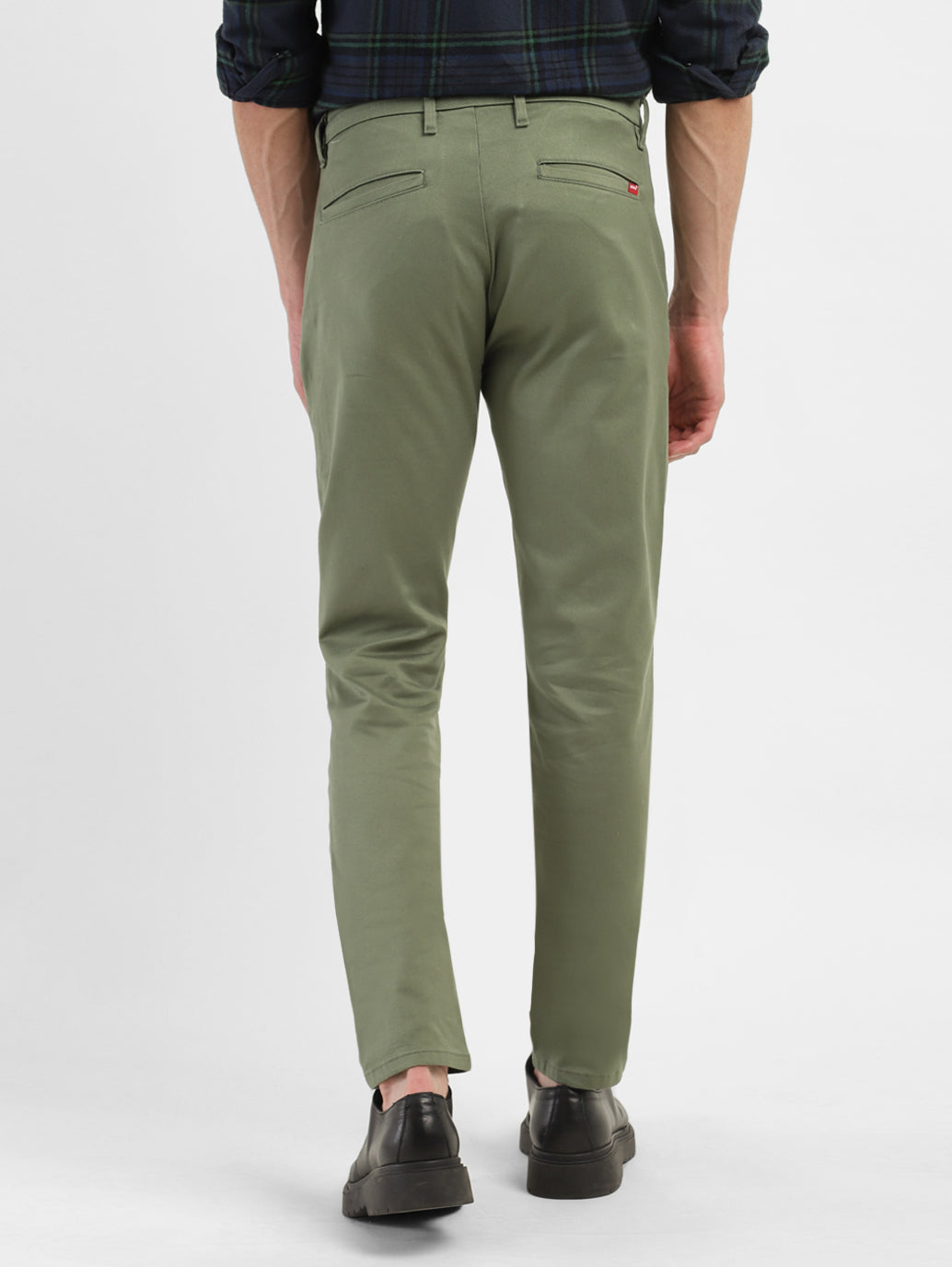Men's Men's Olive Slim Fit Trousers