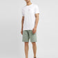 Men's Grey Regular Fit Shorts - Front View