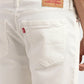 Men's White Regular Fit Shorts