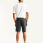 Men's Black Tapered Denim Shorts