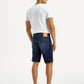 Men's 541 Mid Indigo Athletic Tapered Fit Mid Rise Shorts - Back View