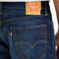 Men's 541 Mid Indigo Athletic Tapered Fit Mid Rise Shorts - Detail View