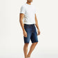Men's 541 Mid Indigo Athletic Tapered Fit Mid Rise Shorts - Side View