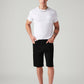 Men's 541 Black Athletic Tapered Fit Mid Rise Shorts - Styleshot View