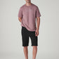 Men's 541 Black Tapered Fit Mid Rise Shorts - Styleshot View