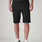 Men's 541 Black Tapered Fit Mid Rise Shorts - Front View