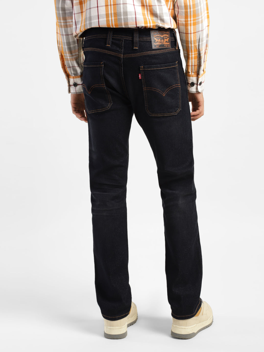 Men's 513 Black Slim Straight Fit Mid Rise Jeans - c7ab40c0-5323-47c7-b619-66d0500e2459 View