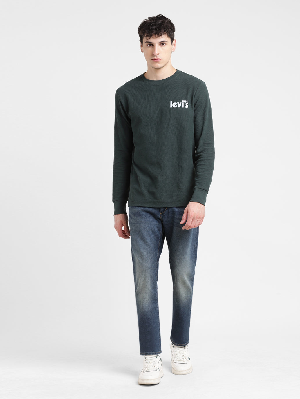 Men's 511 Blue Slim Fit Mid Rise Jeans