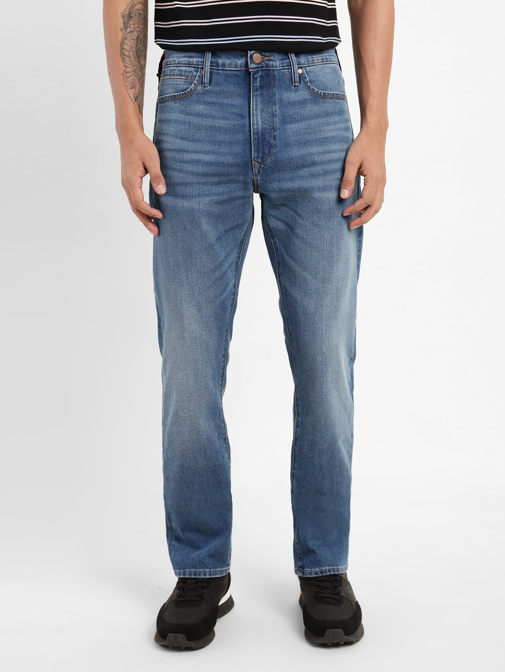 Men's Redloop 511 Blue Slim Fit Mid Rise Jeans