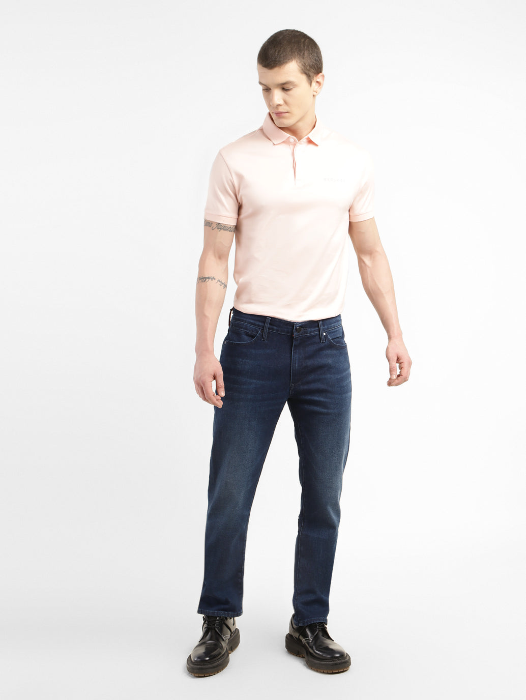 Men's Redloop 511 Blue Slim Fit Mid Rise Jeans