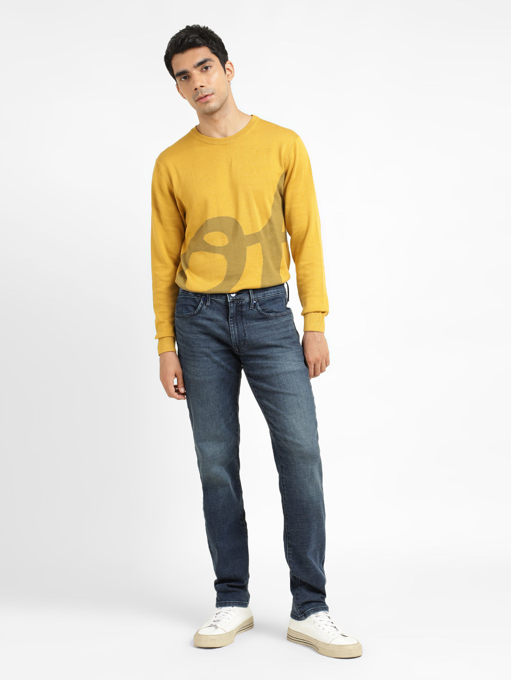 Men's Redloop 511 Blue Slim Fit Mid Rise Jeans