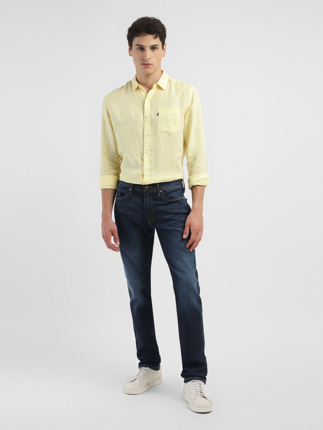 Men's Redloop 511 Blue Slim Fit Mid Rise Jeans
