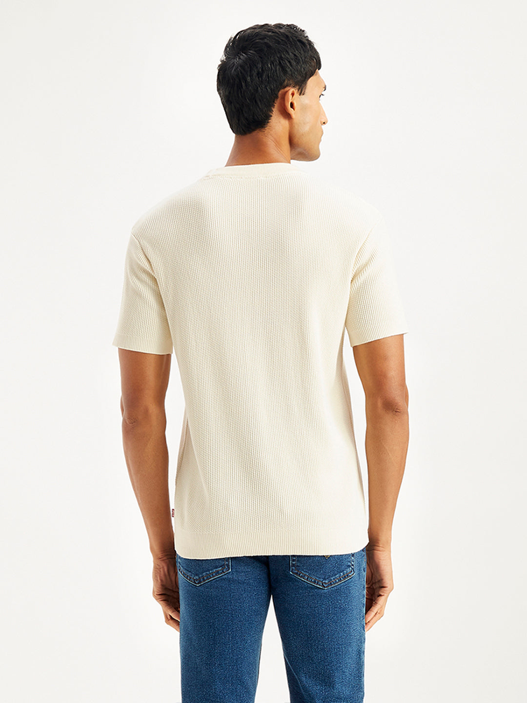 Men's Textured Slim Fit T-Shirt