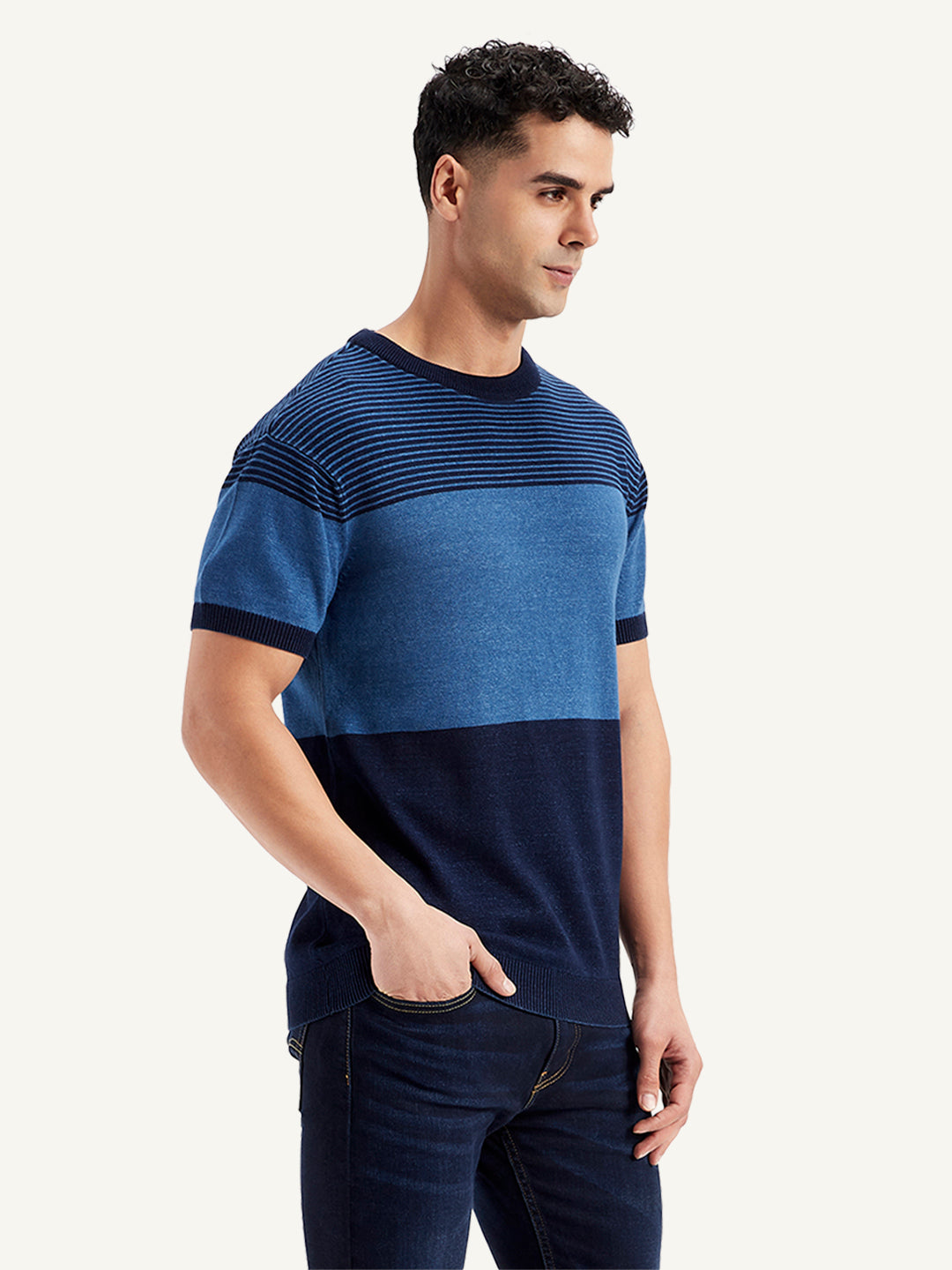 Men's Colorblock Slim Fit T-Shirt