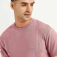 Men's Redloop Striped Slim Fit T-Shirt - Detail View