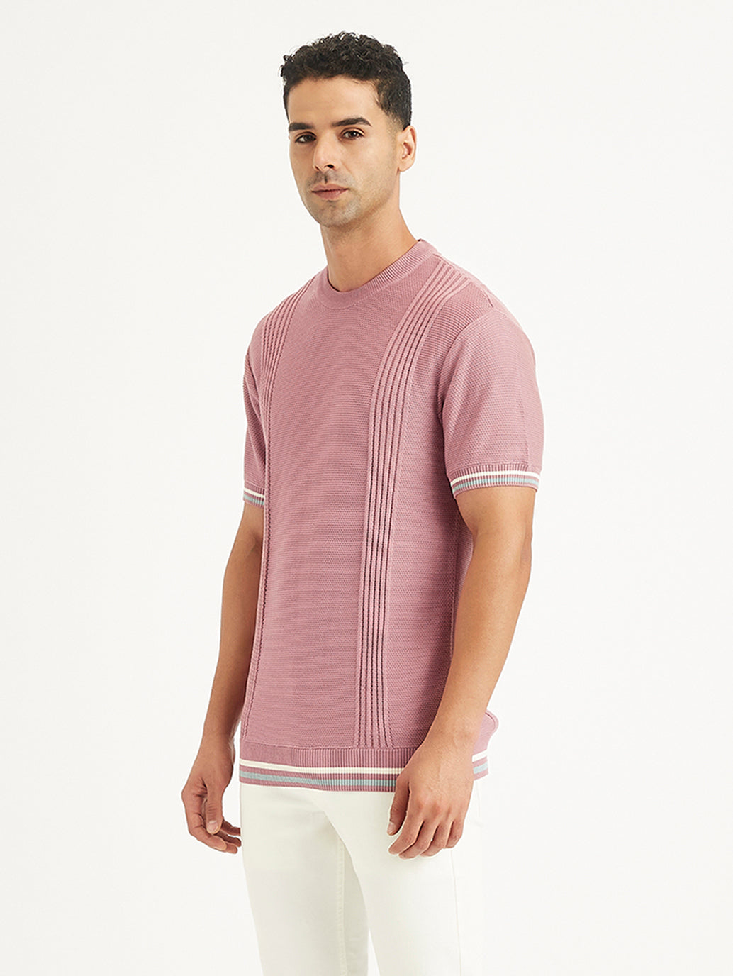 Men's Redloop Striped Slim Fit T-Shirt - e04e6e9d-c067-46ee-9449-804a3da176d2 View