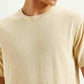 Men's Solid Slim Fit T-Shirt - Detail View