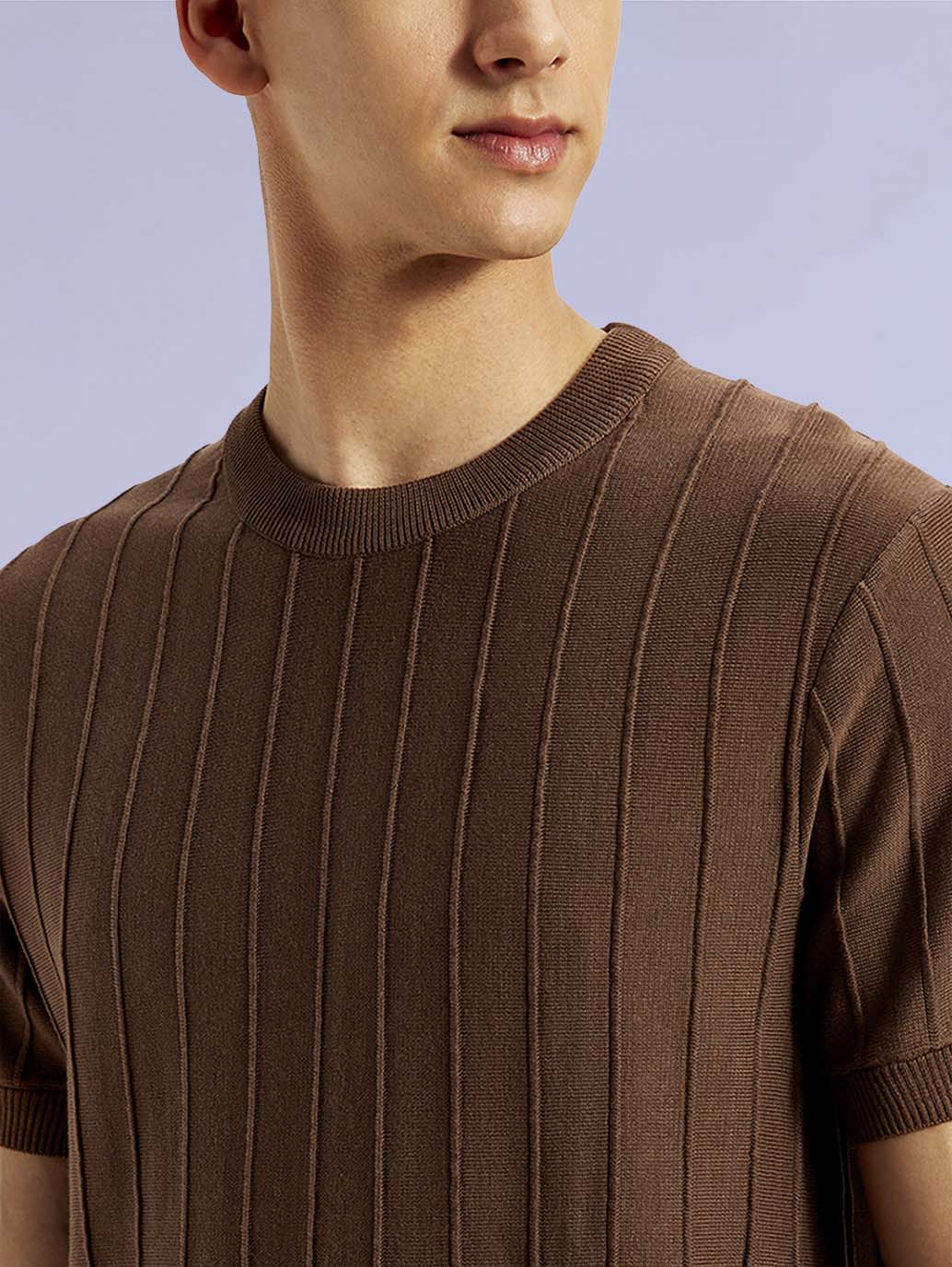 Men's Redloop Textured Slim Fit T-Shirt - 7b8b6aff-f72a-4ea5-b5e1-6142b047822b View