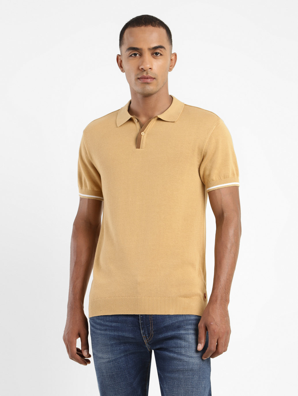 Men's Solid Polo T-shirt