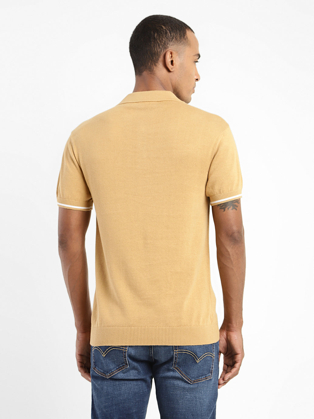 Men's Solid Polo T-shirt