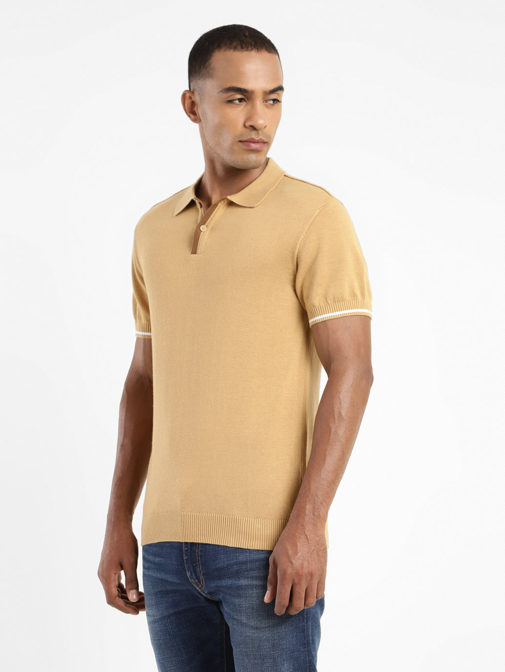 Men's Solid Polo T-shirt