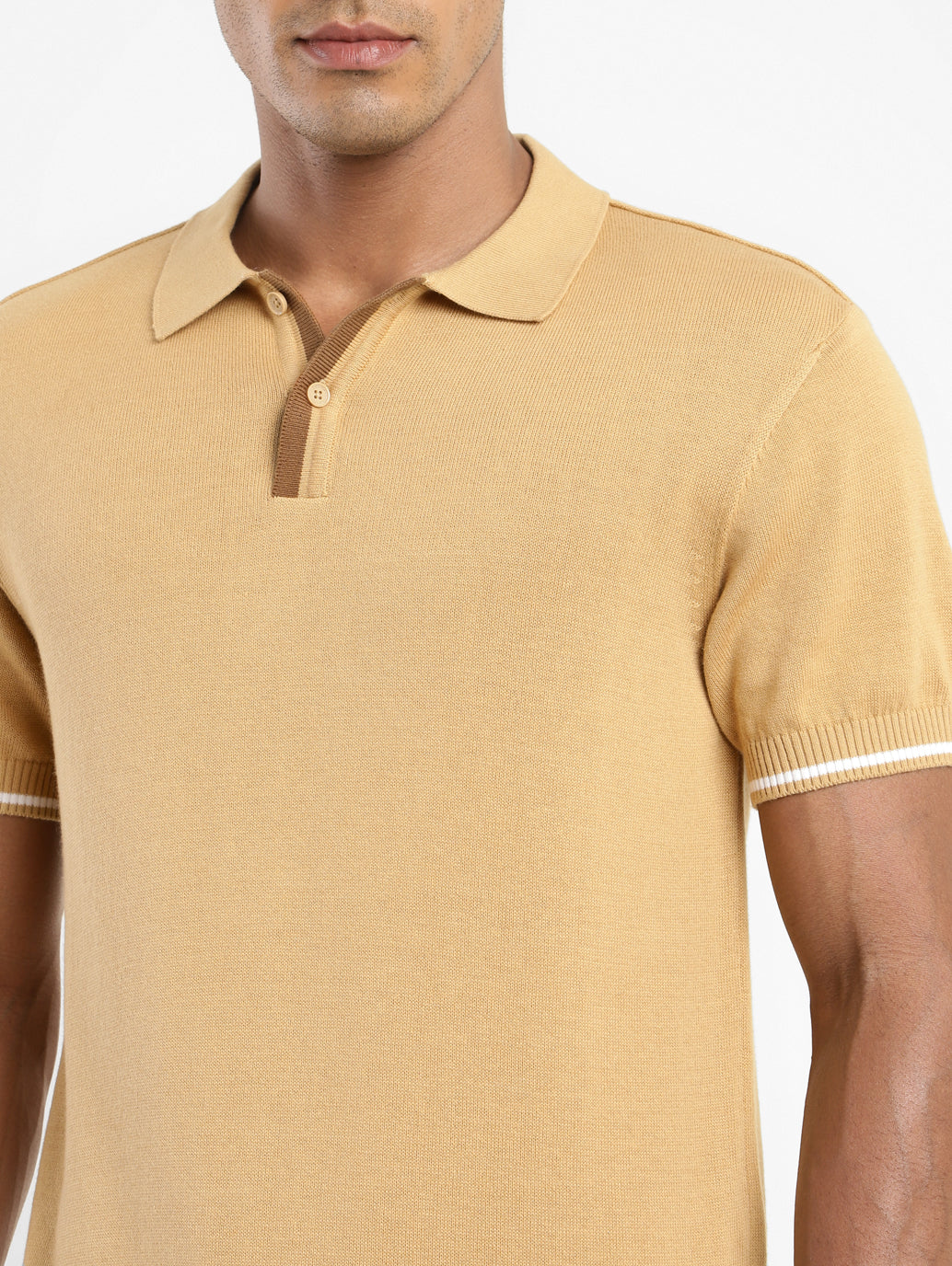 Men's Solid Polo T-shirt