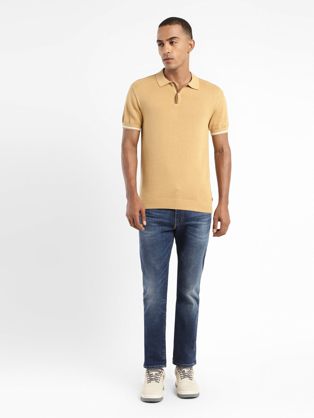 Men's Solid Polo T-shirt