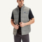 Men's Quilted Grey High Neck Puffer Jacket