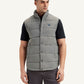 Men's Quilted Grey High Neck Puffer Jacket