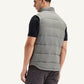 Men's Quilted Grey High Neck Puffer Jacket