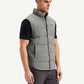 Men's Quilted Grey High Neck Puffer Jacket