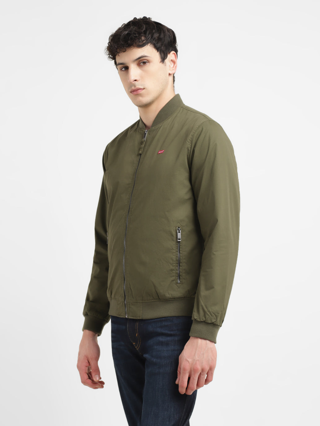 Levi's full sleeve solid deals men's jacket