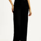 Women's Black Ribcage Wide Leg Fit High Rise Jeans - Front View