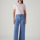 Women's Blue Ribcage Wide Leg High Rise Jeans - Front View