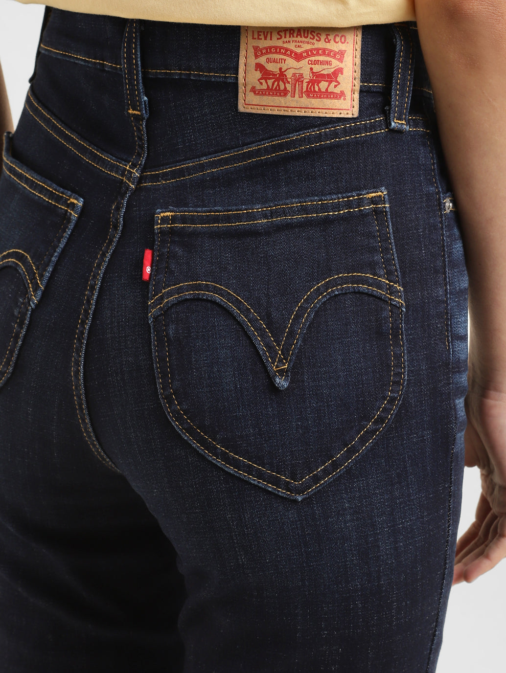 Women's Blue Skinny Fit High Rise Jeans – Levis India Store