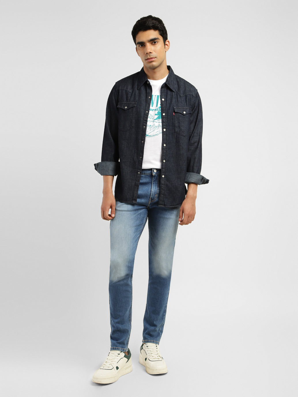 Men's 512 Indigo Slim Tapered Fit Mid Rise Jeans