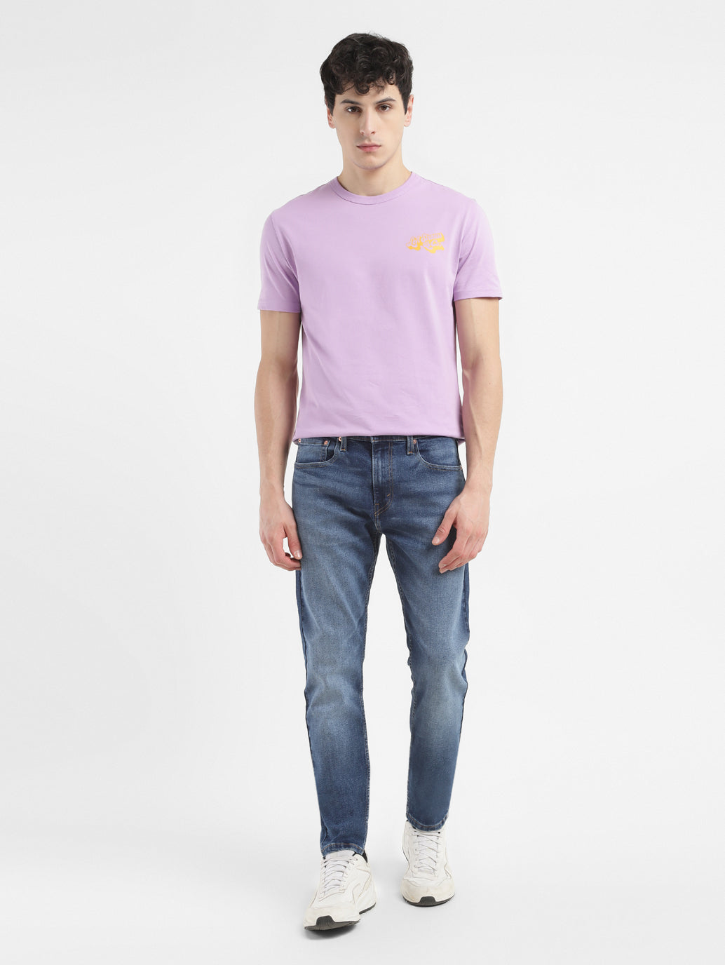 Men's 512 Blue Slim Tapered Fit Mid Rise Jeans