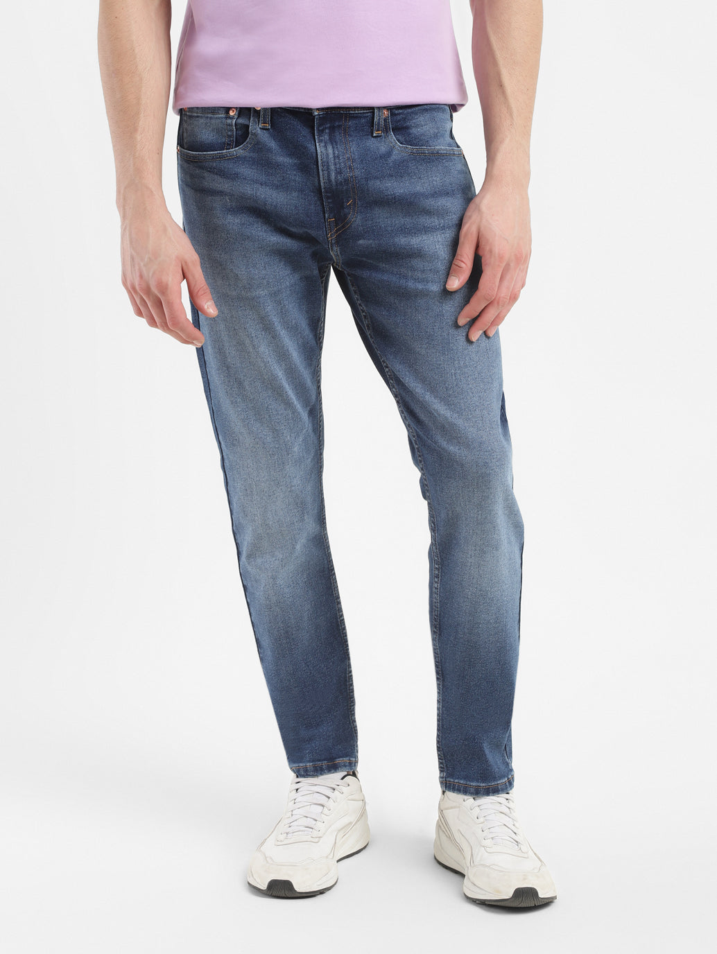 Men's 512 Blue Slim Tapered Fit Mid Rise Jeans - 78409741-262b-454f-b54e-1847cf5e3486 View