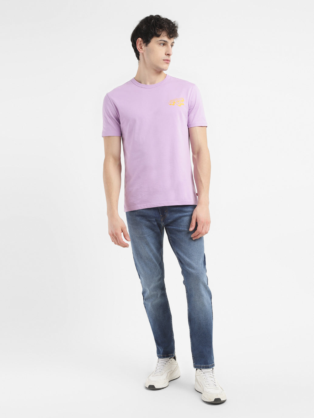 Men's 512 Blue Slim Tapered Fit Mid Rise Jeans - 89650117-c0f9-45b7-840b-6f96fdaf307d View