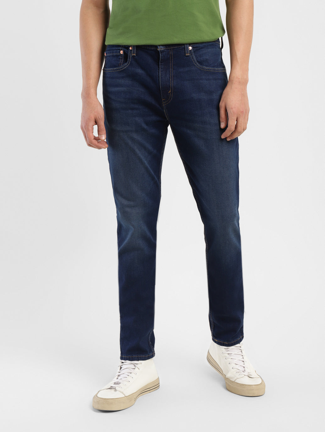Men's 512 Blue Slim Tapered Fit Mid Rise Jeans