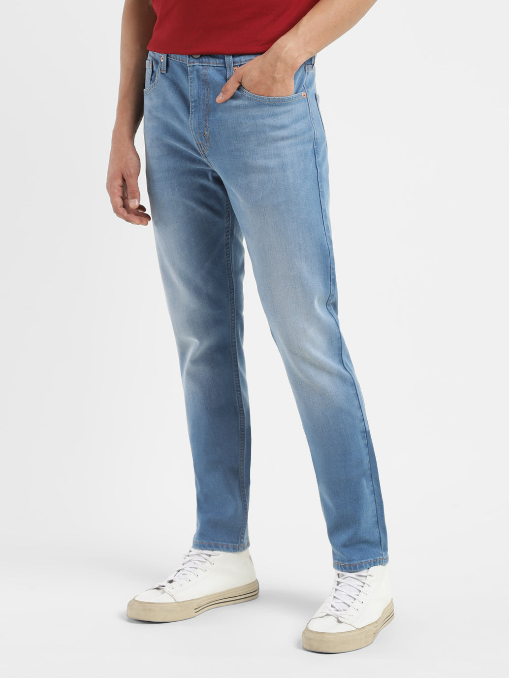 Men's 512 Light Blue Slim Tapered Fit Jeans