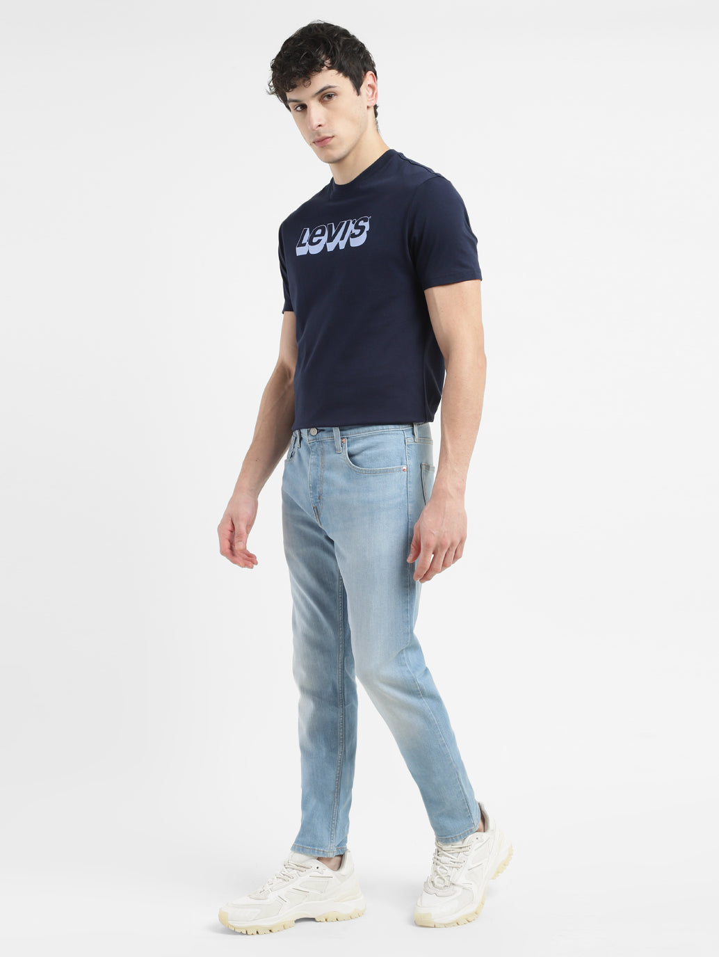 Men's 512 Light Blue Slim Tapered Fit Jeans