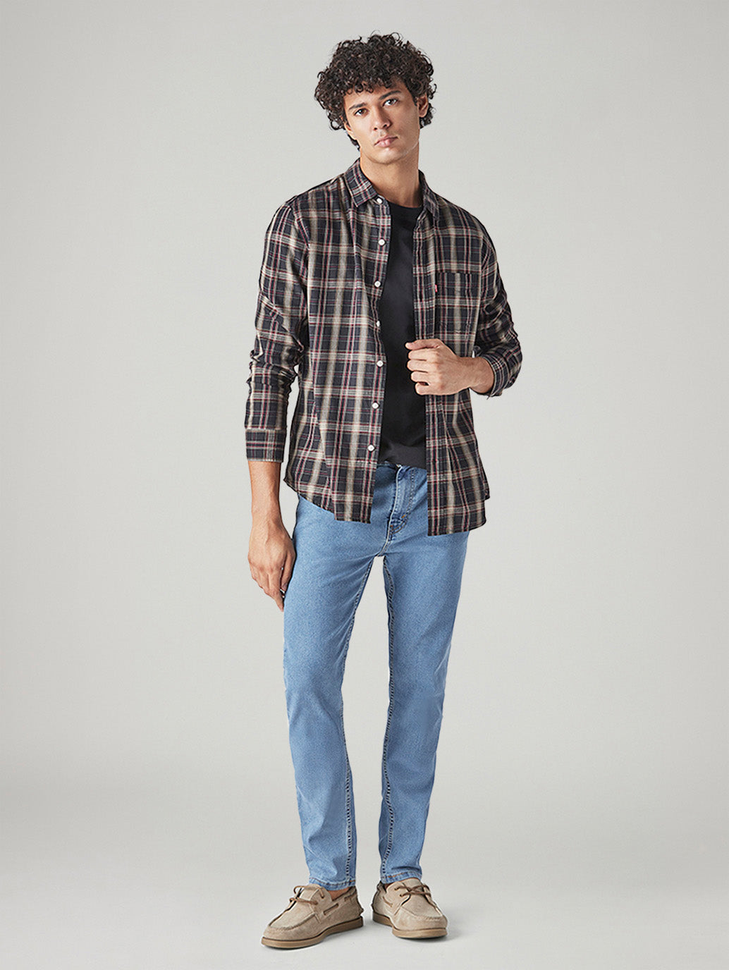 Men's 512 Light Blue Slim Tapered Fit Mid Rise Jeans