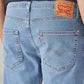 Men's 512 Light Blue Slim Tapered Fit Mid Rise Jeans - Detail View